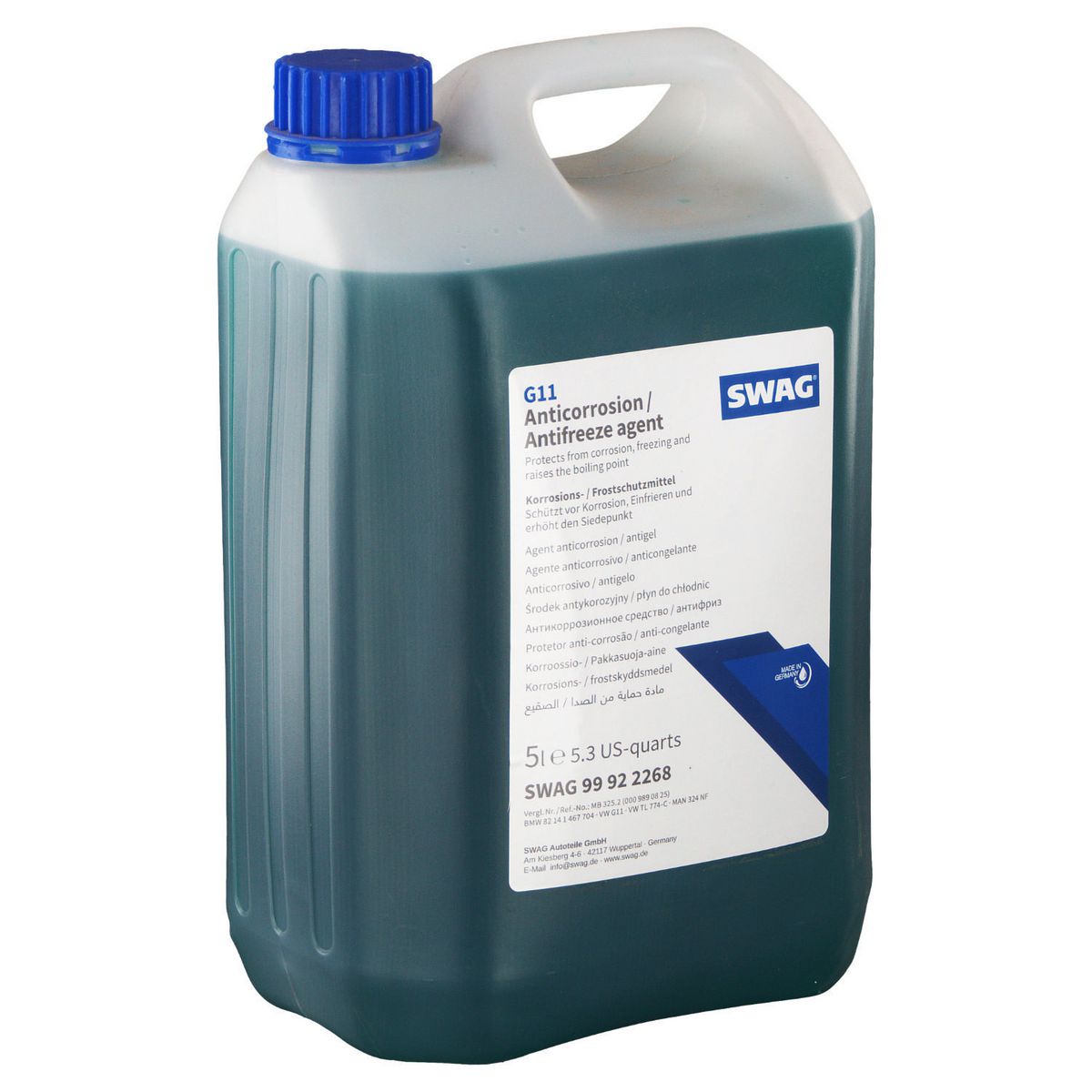 SWAG Coolant (Blue) 5 Litre 99922268