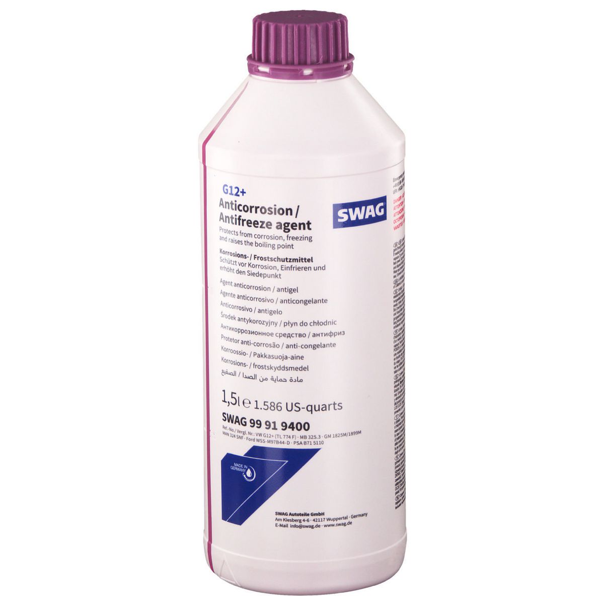 SWAG Coolant G12 Plus 99 91 9400