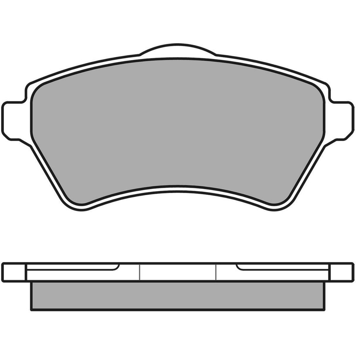 MEYLE Original Brake Pad Set Front 025 236 1517