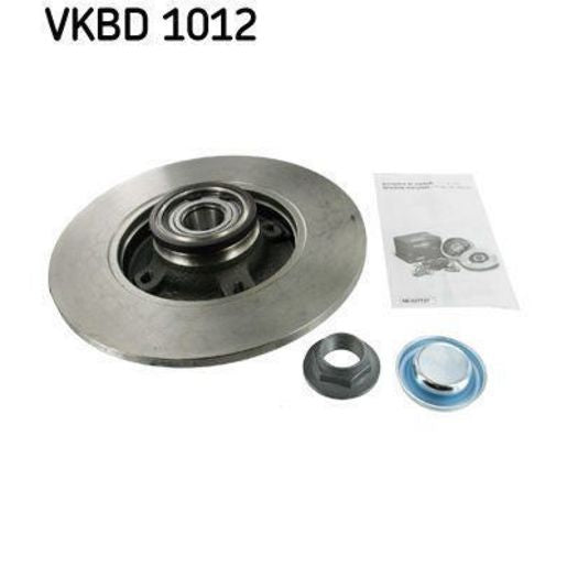 SKF Brake Rotor w/ Bearing 249mm Rear VKBD 1012