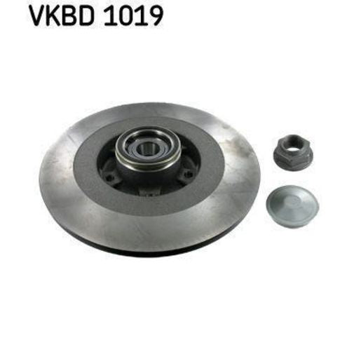 SKF Brake Rotor w/ Bearing 300mm Rear VKBD 1019