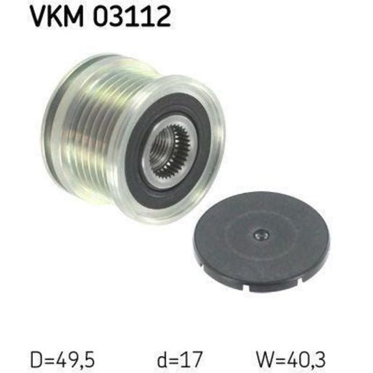 SKF Free Wheel Clutch (Altenator) VKM 03112