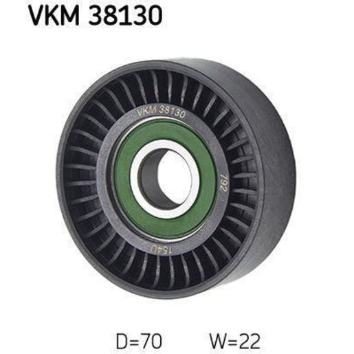 SKF Engine Belt Idler Roller VKM 38130