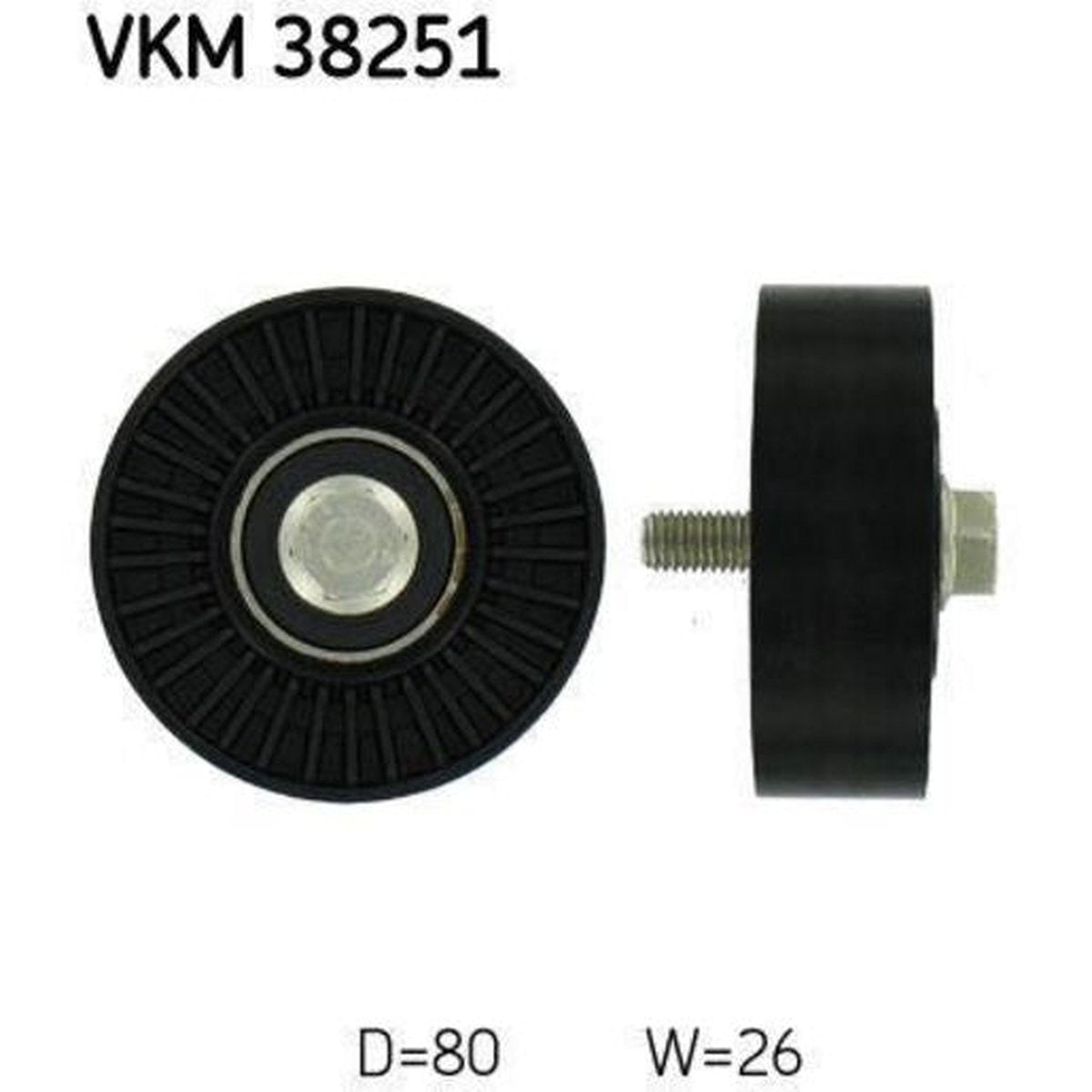 SKF Deflection Pulley VKM 38251