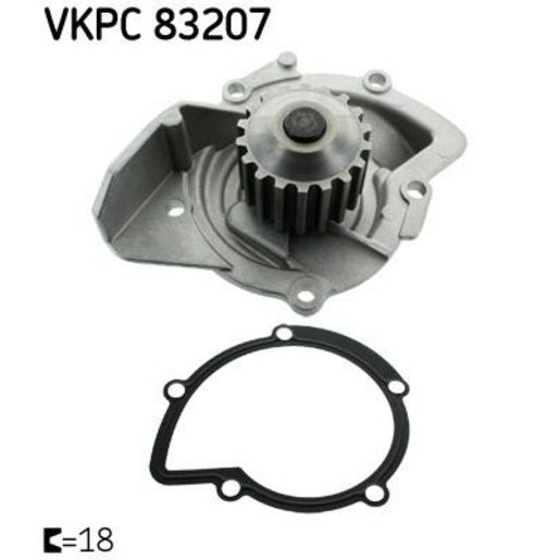 SKF Water Pump VKPC 83207