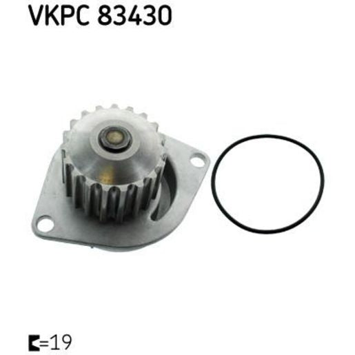 SKF Water Pump VKPC 83430