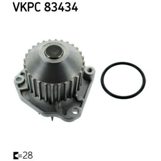SKF Water Pump VKPC 83434