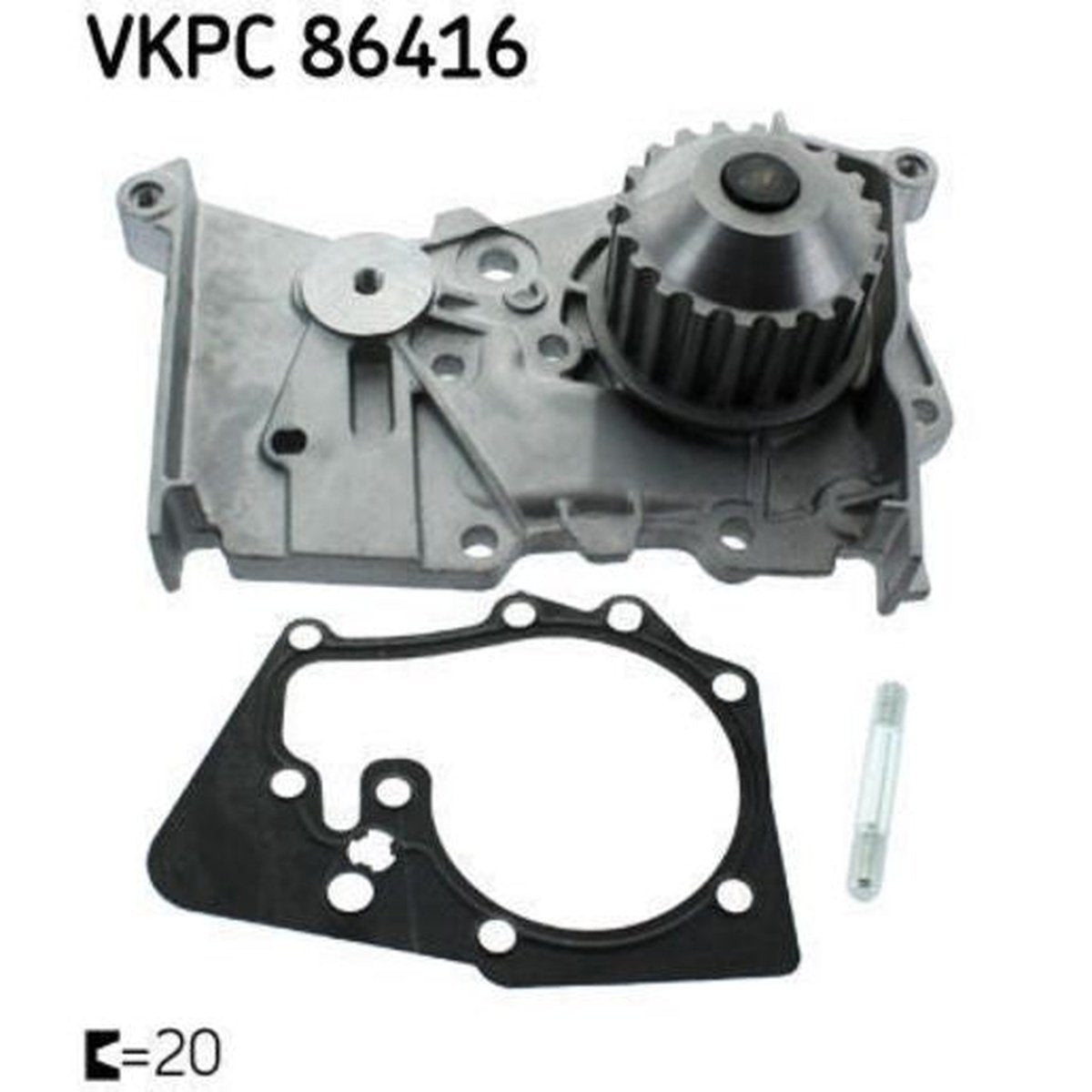 SKF Water Pump VKPC 86416