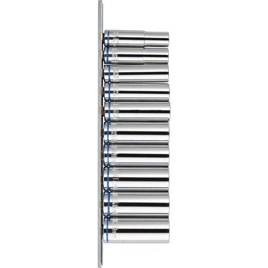 Mechpro Deep Socket Rail Set Metric 3/8In Drive 10pc
