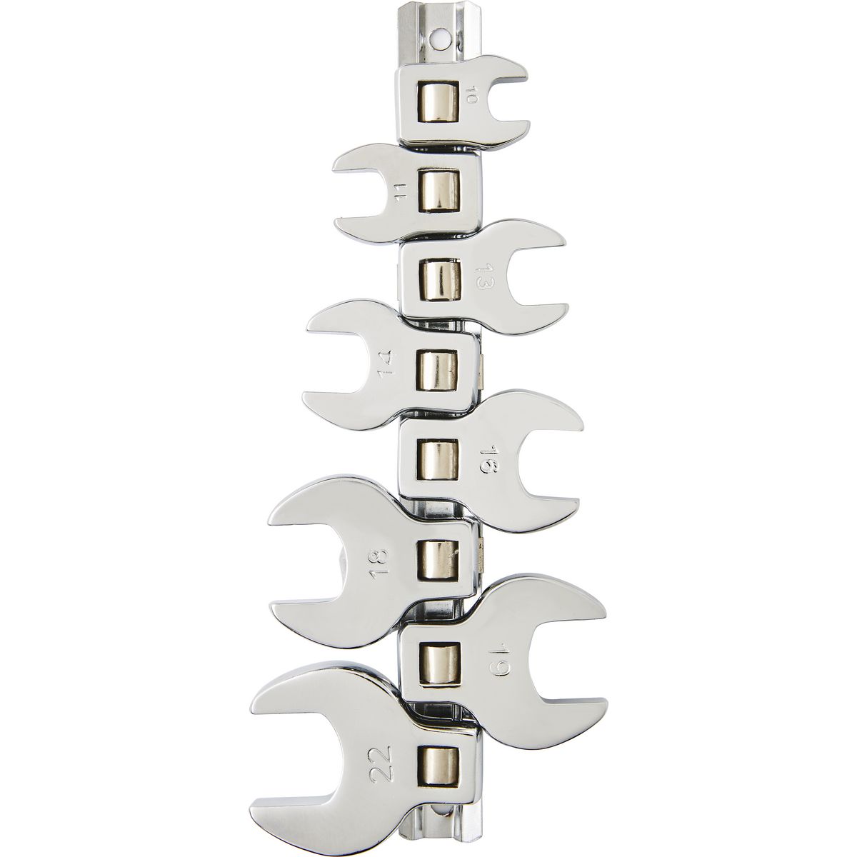 Mechpro Crow's Foot Spanner Set Metric 3/8In Drive 8pc