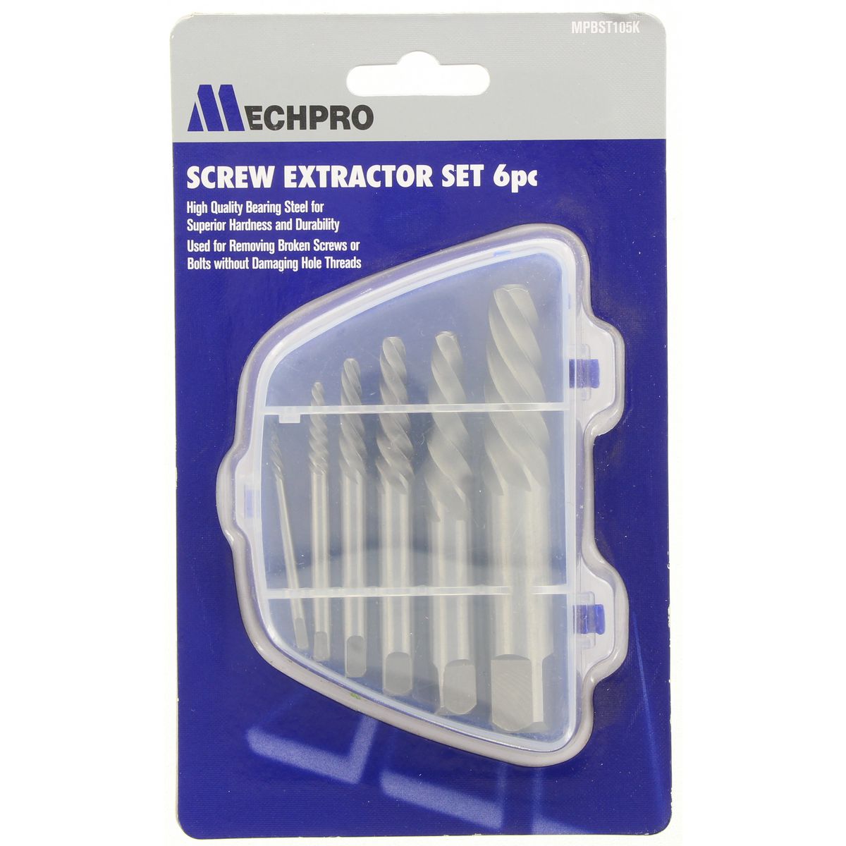 Mechpro Screw Extractor Set 6pc
