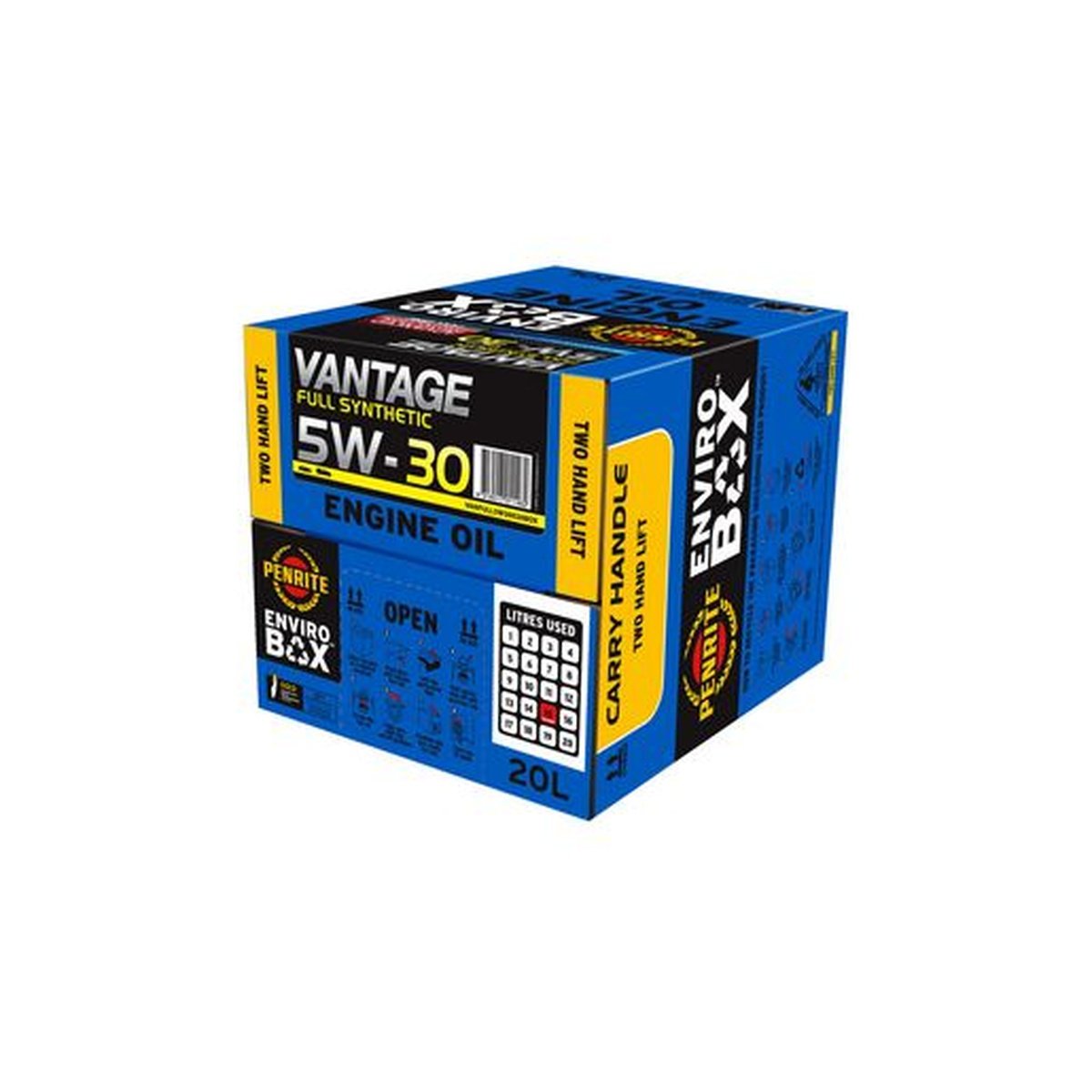 Penrite Vantage Full Synthetic 5W-30 Engine Oil Enviro Box 20L