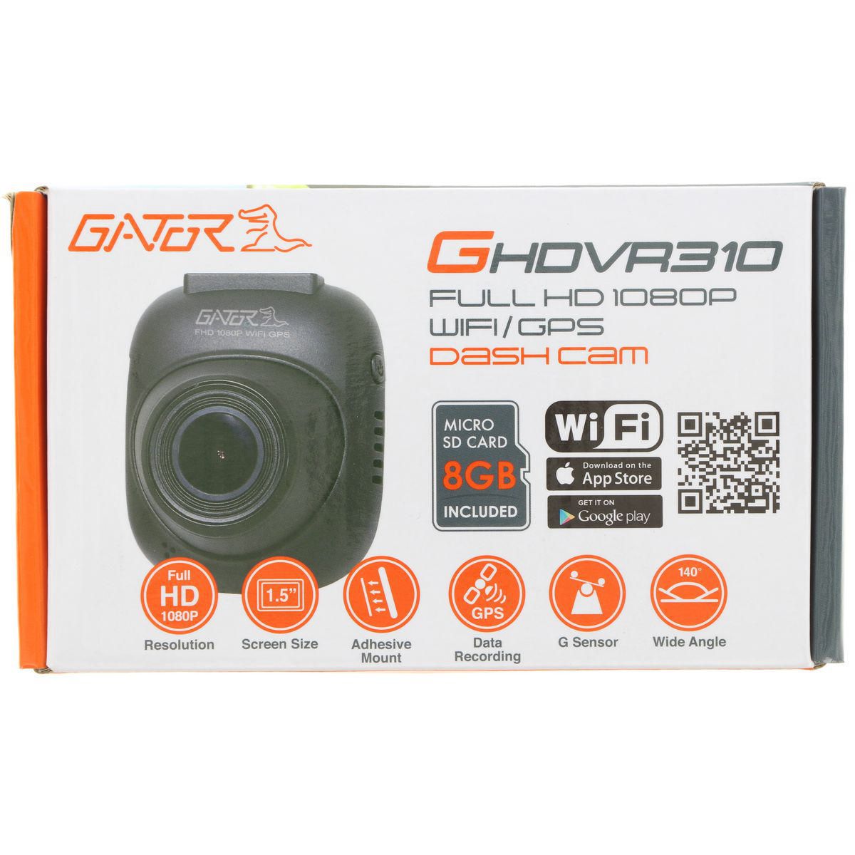 Gator Dash Cam 1080P with WiFi GHDVR310