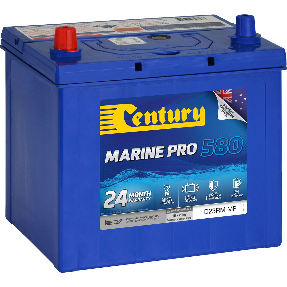 Century Batteries Battery- Marine 580Cca -133100 D23RM MF