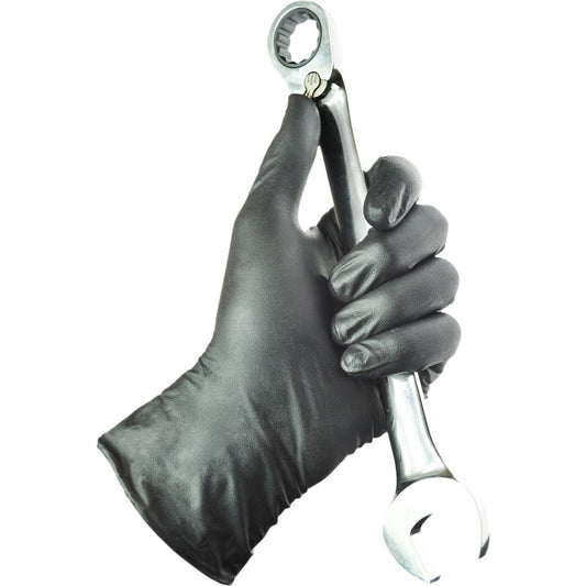 The Glove Company TGC Black Nitrile Gloves Large 10 Pack 130103