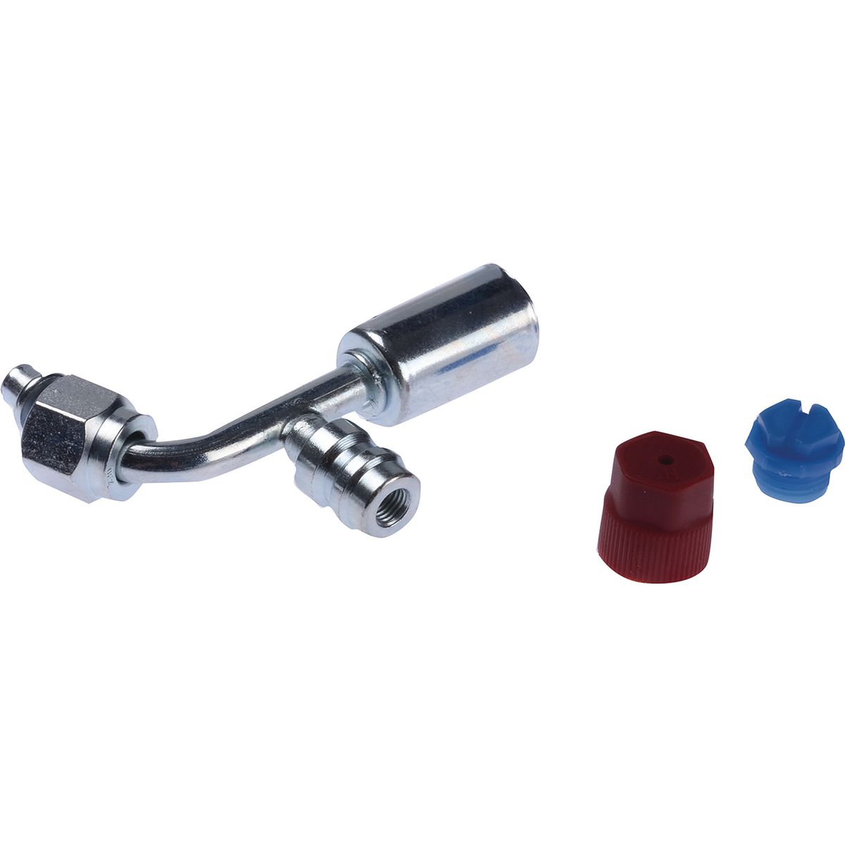 OEX Steel Fitting #6 fits Beadlock #6 90 Degree w/ R134a Port SFX1321-3