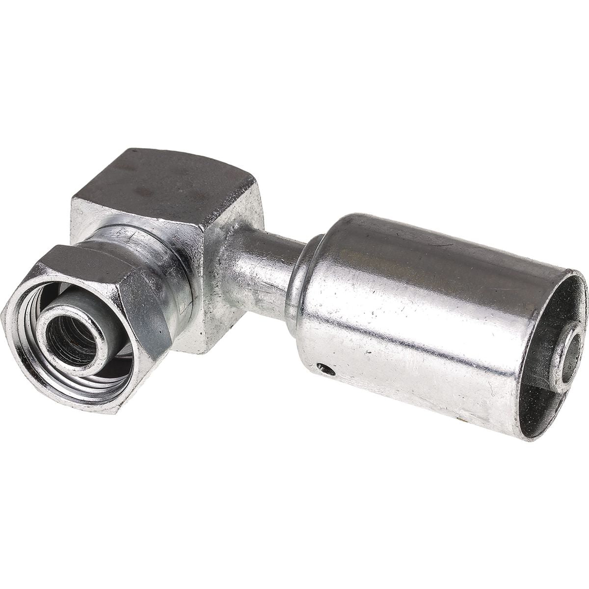 OEX Steel Fitting #8 fits Beadlock Short Drop #8 90 Degree SFX1322SD