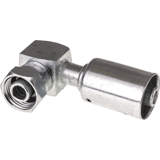 OEX Steel Fitting #8 fits Beadlock Short Drop #8 90 Degree SFX1322SD