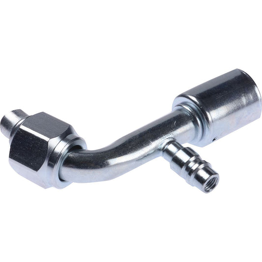 OEX Steel Fitting #10 fits Beadlock #10 90 Degree w/ R134a Port SFX1323-3