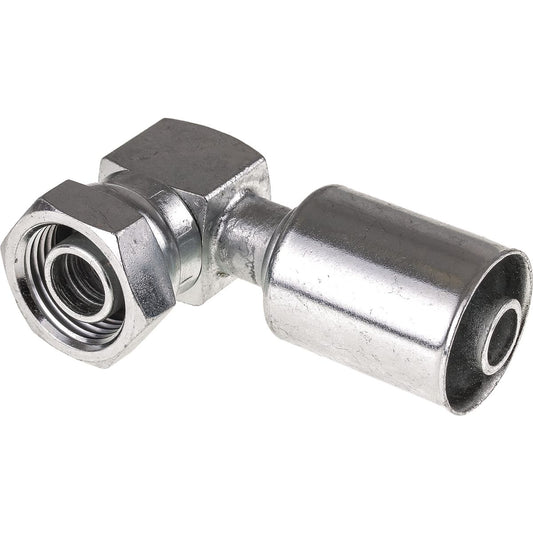 OEX Steel Fitting #10 fits Beadlock Short Drop #10 90 Degree SFX1323SD