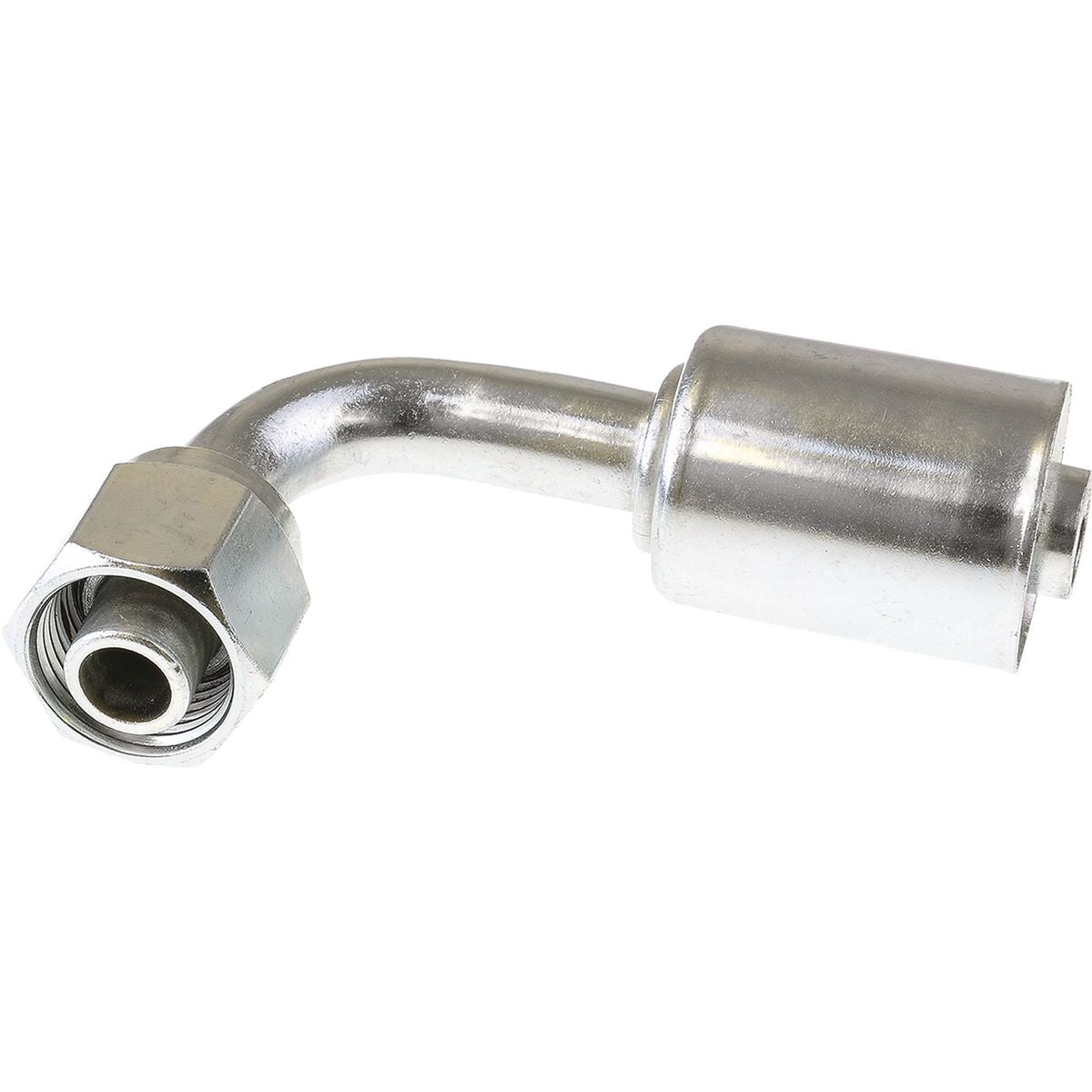 OEX Steel Fitting #8 fits Beadlock Step Up #10 90 Degree SFX1326