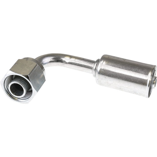 OEX Steel Fitting #8 fits Beadlock Step Down #6 90 Degree SFX1328