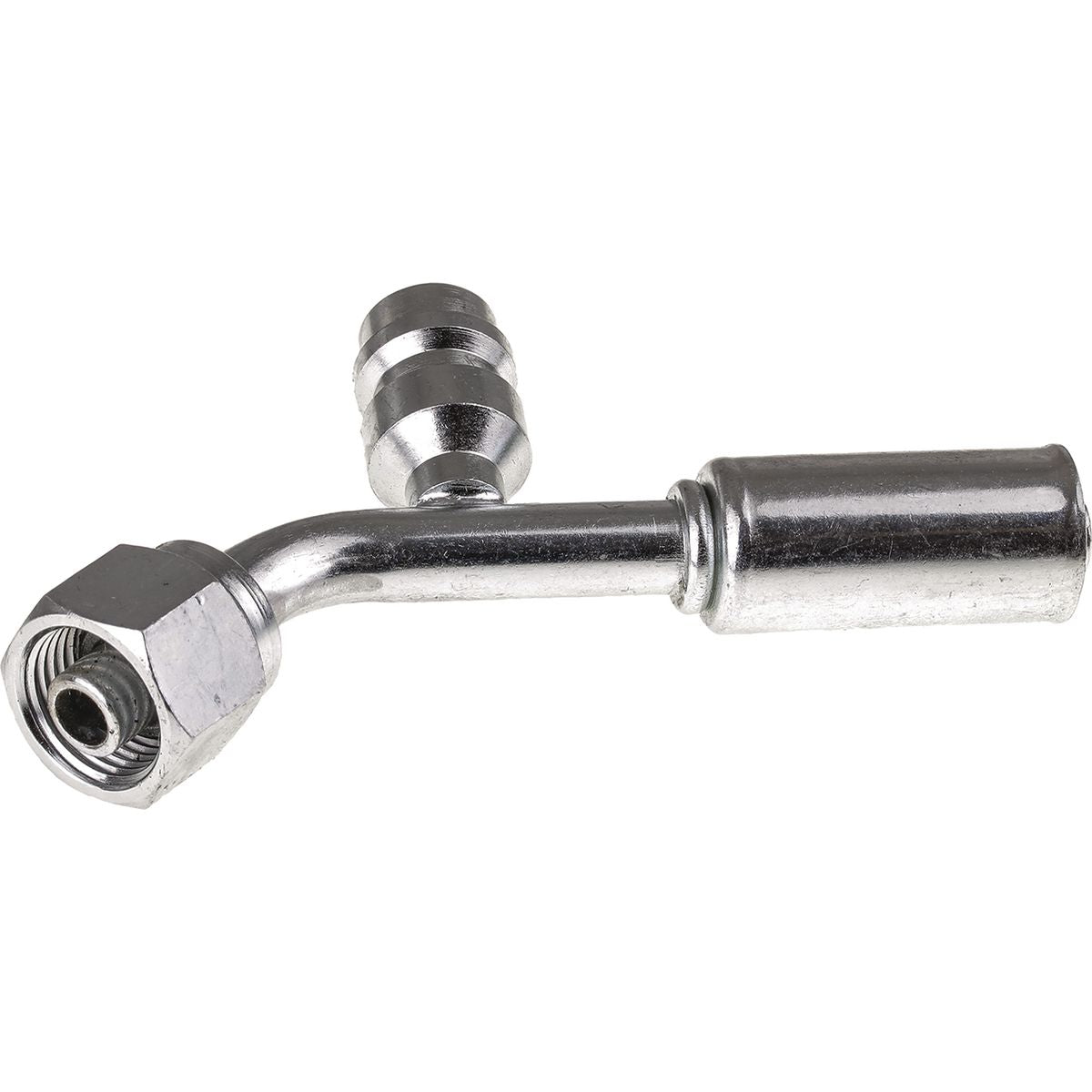 OEX Steel Fitting #6 fits Reduced Beadlock #6 45 Degree w/ R134a Port RSX1311-3