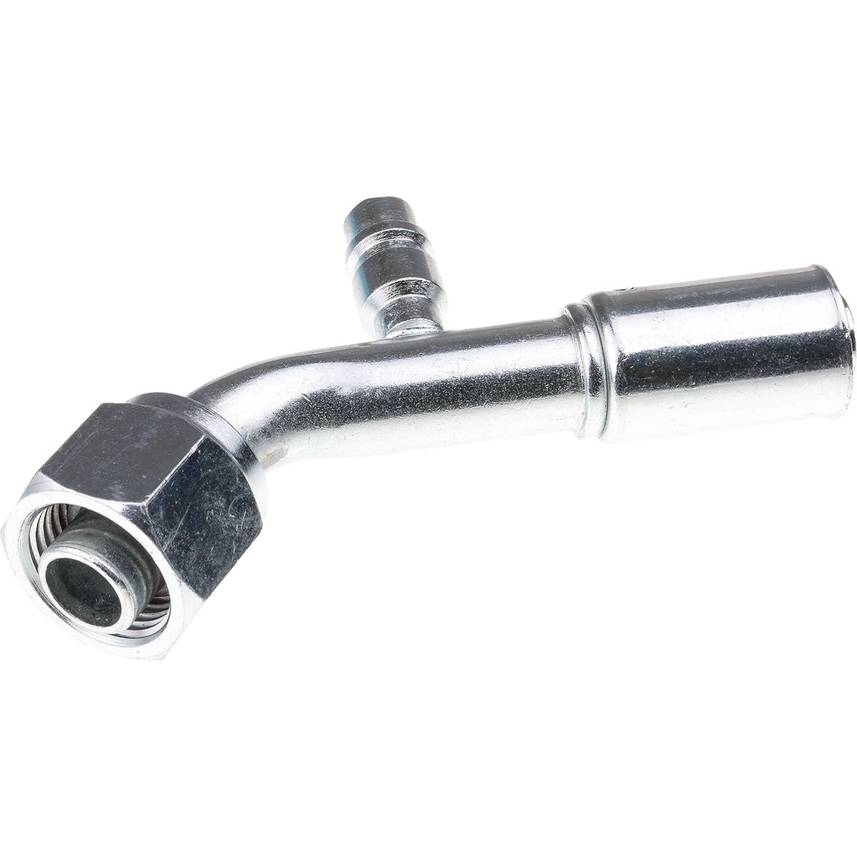 OEX Steel Fitting #10 fits Reduced Beadlock #10 45 Degree w/ R134a Port RSX1313-3