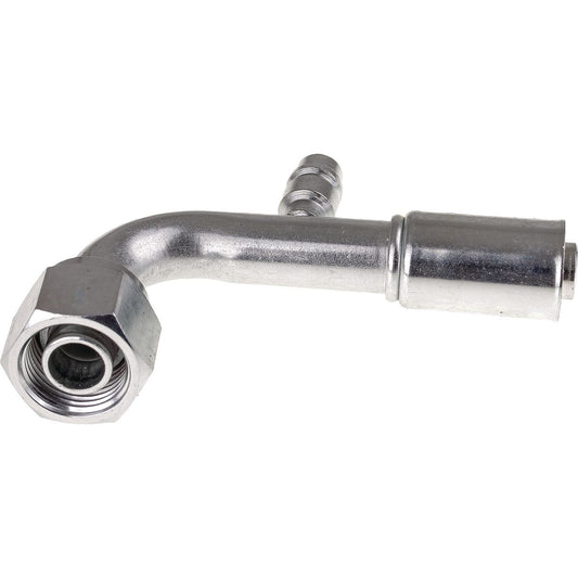 OEX Steel Fitting #10 fits Reduced Beadlock #10 90 Degree w/ R134a Port RSX1323-3