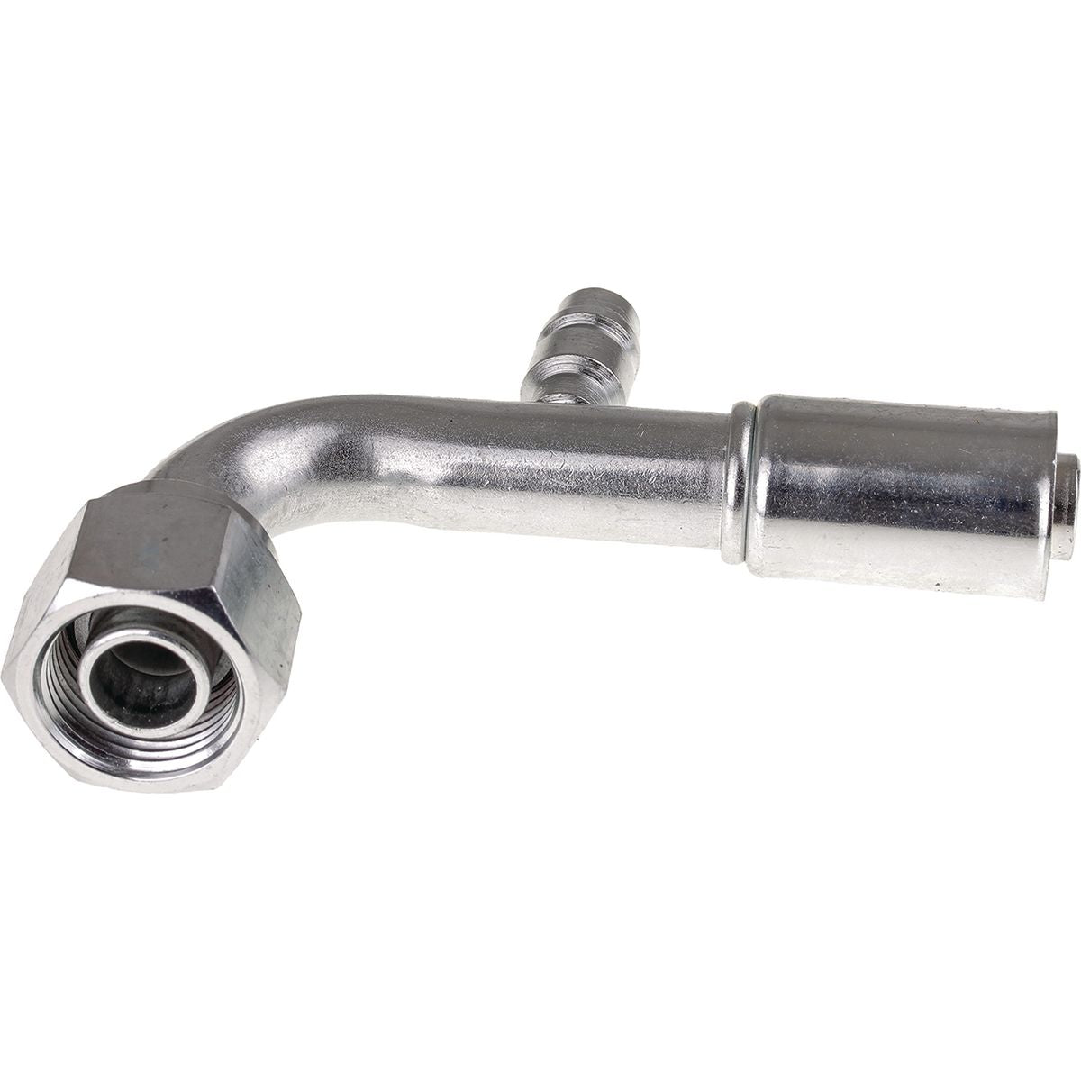 OEX Steel Fitting #10 fits Reduced Beadlock #10 90 Degree w/ R134a Port RSX1323-3