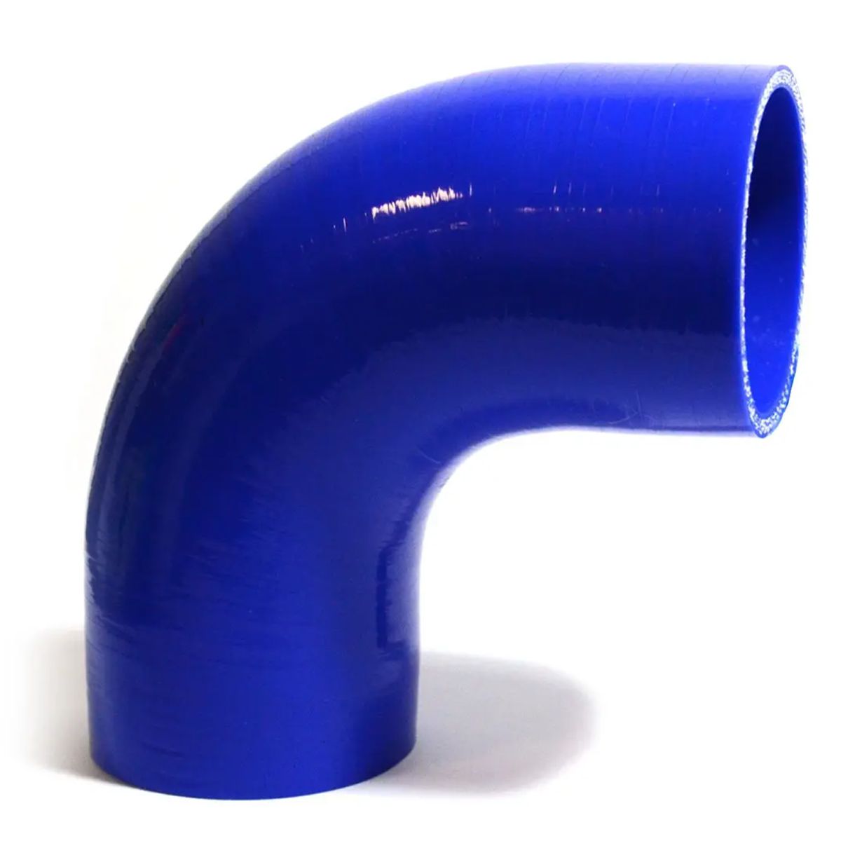 SAAS Silicone 90 Degree Hose 76 x 76mm Blue SSH907676E
