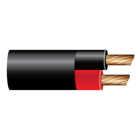 OEX Twin Core Battery Cable 8 B&S 50m Red/Black w/ Black Sheath ACX0927/50