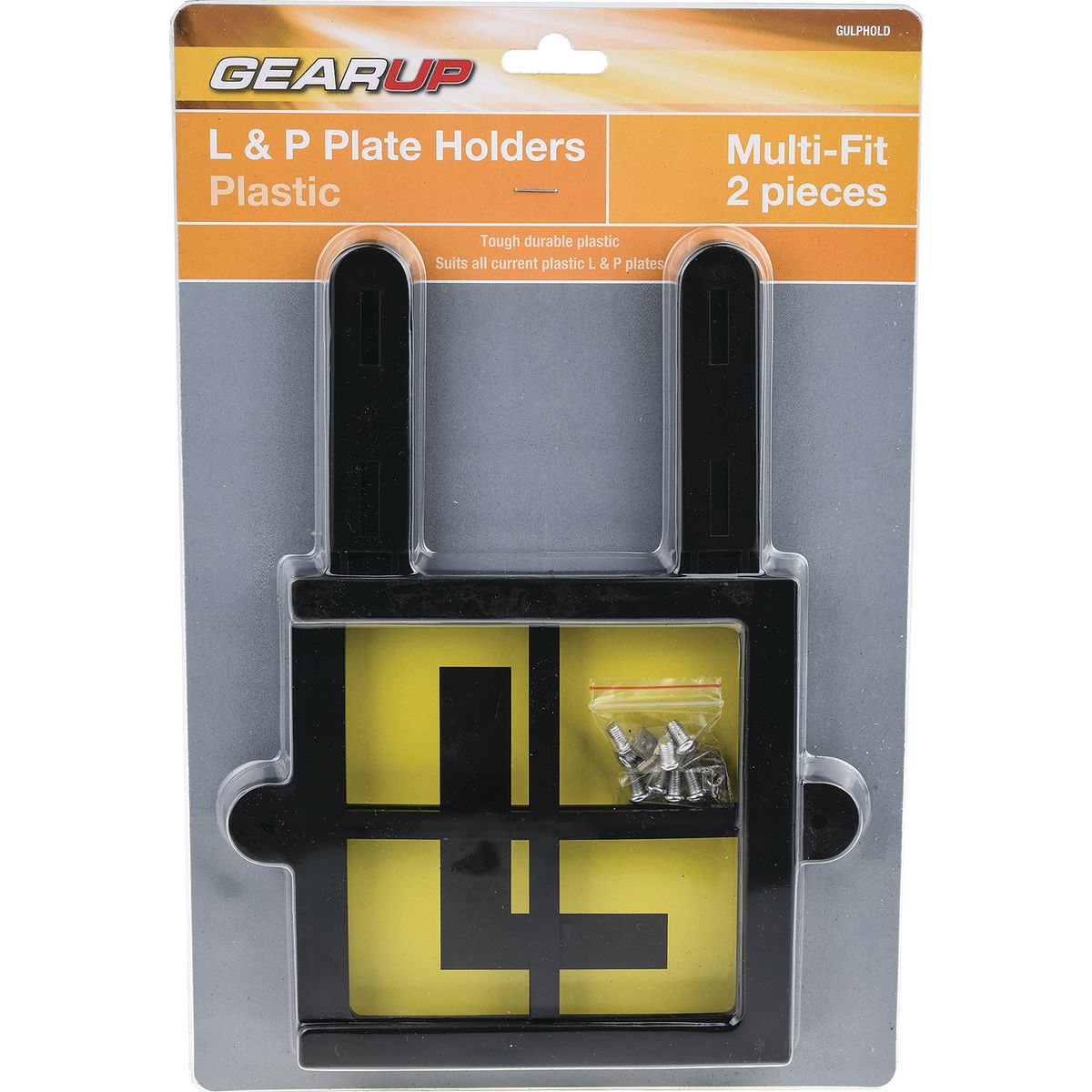 Gearup Plastic L/P Plate Holder 2 Piece Black GULPHOLD