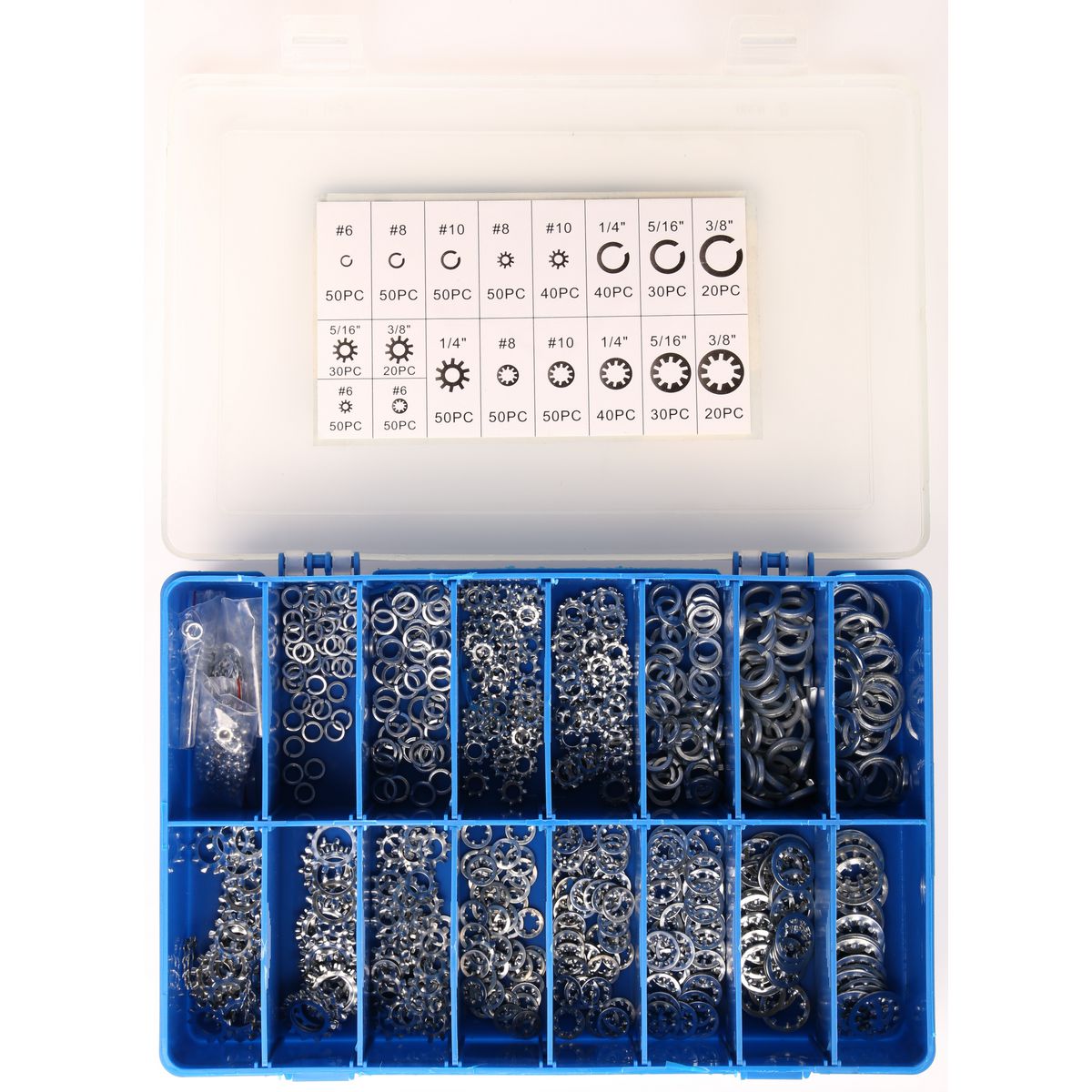 Circlips Australia Star & Lock Washer Kit-720Pc HP112