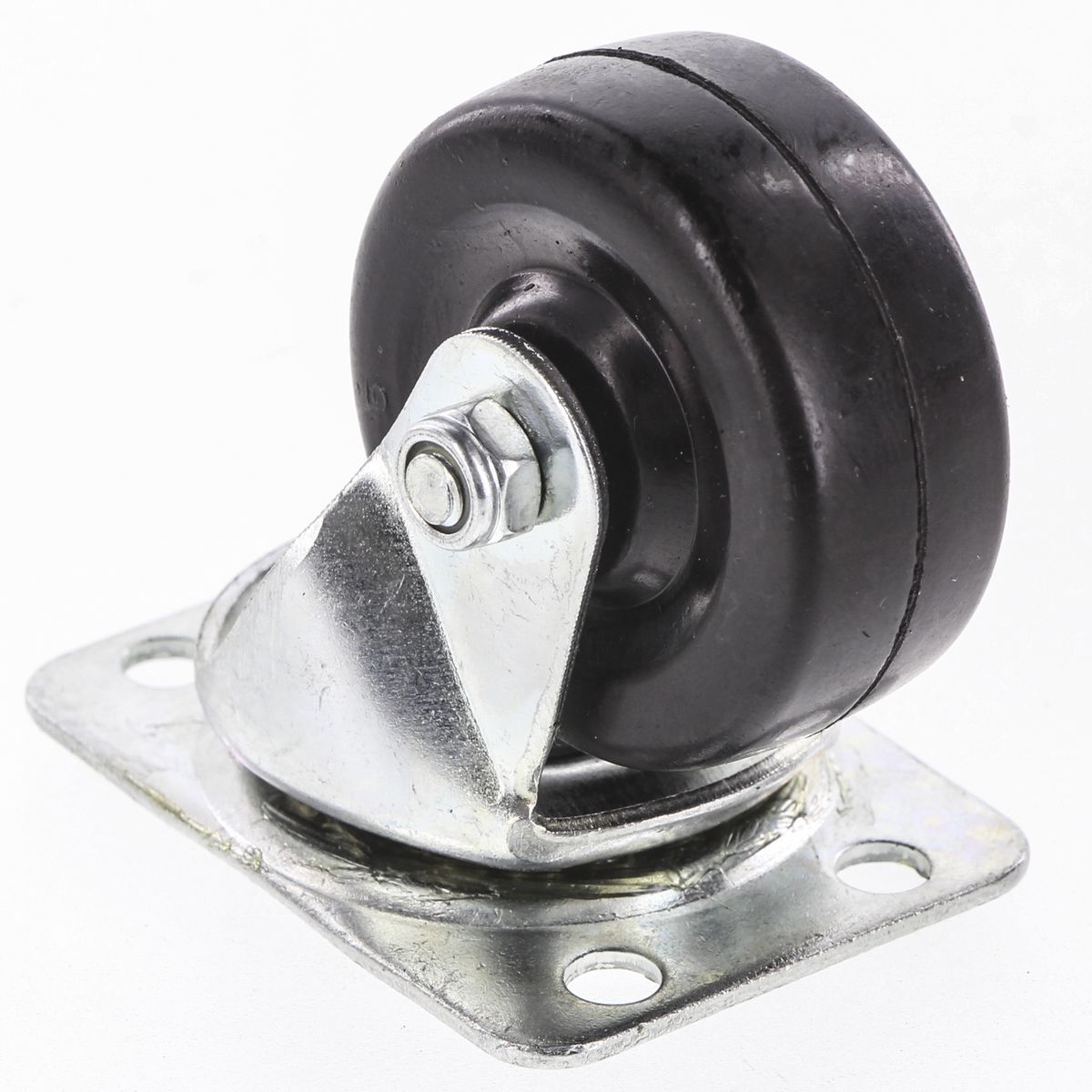 Marlin Castor-Med Ind 2In Bl Rub-Swivel MIS2BR