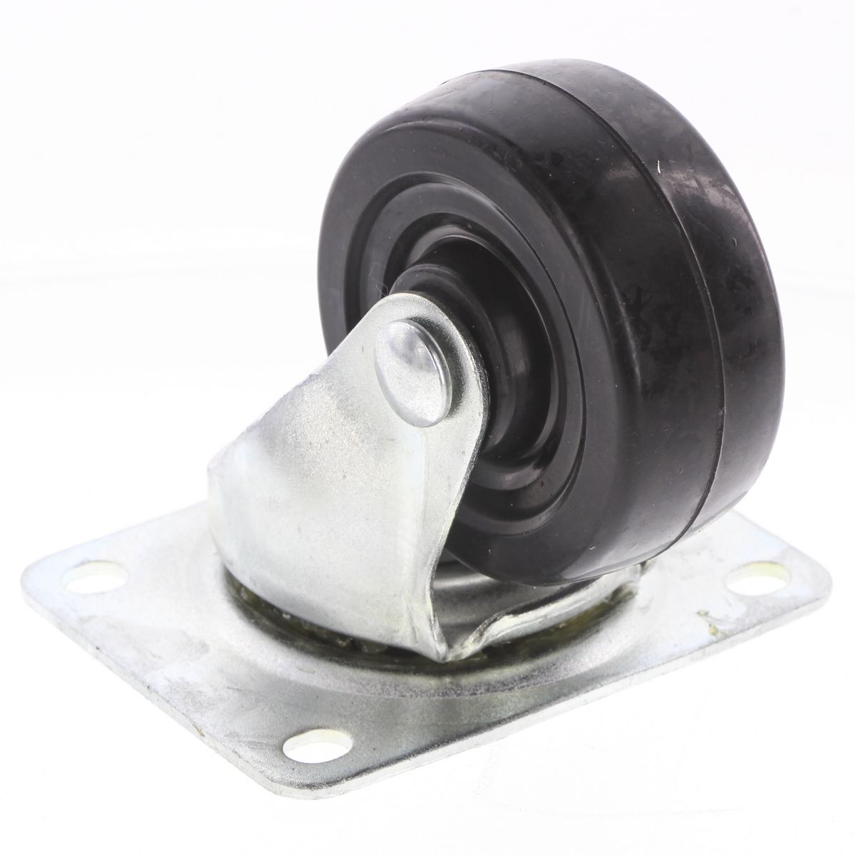 Marlin Castor-Med Ind 3In B/Rub-Swivel MIS3BR