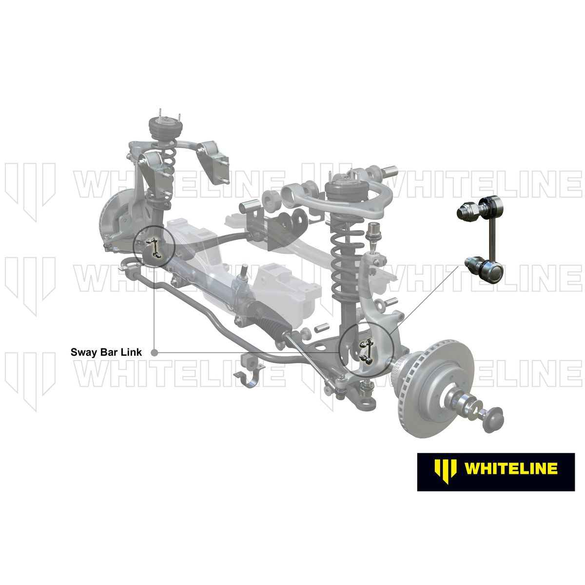 Whiteline Sway Bar Link Kit 10 mm Ball Stud KLC203