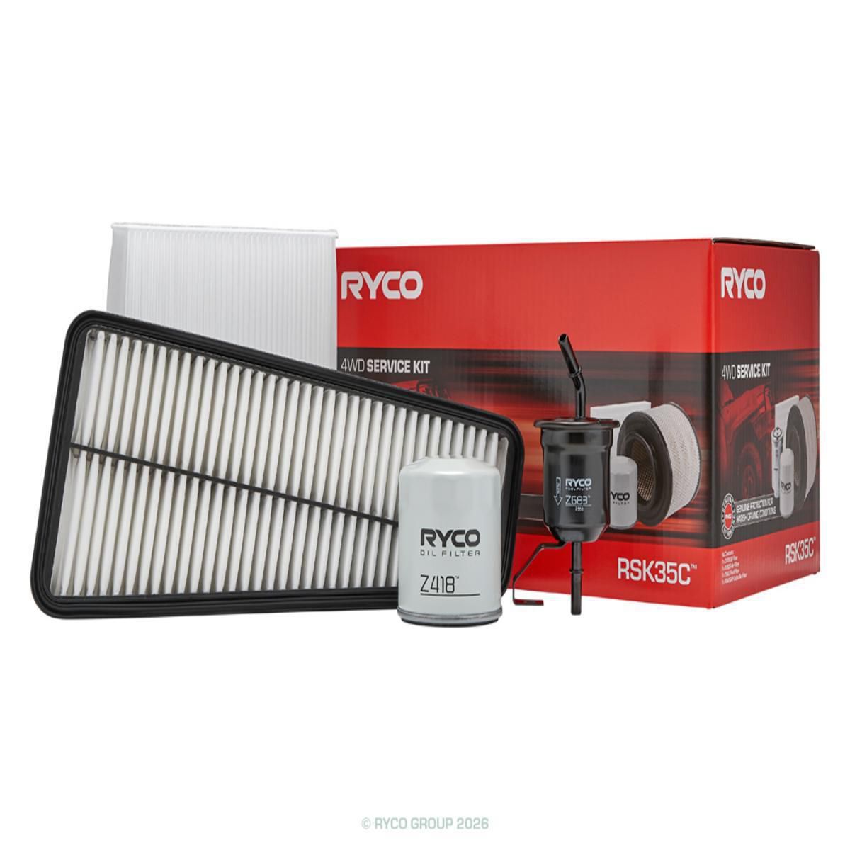 Ryco 4x4 Filter Service Kit RSK35C