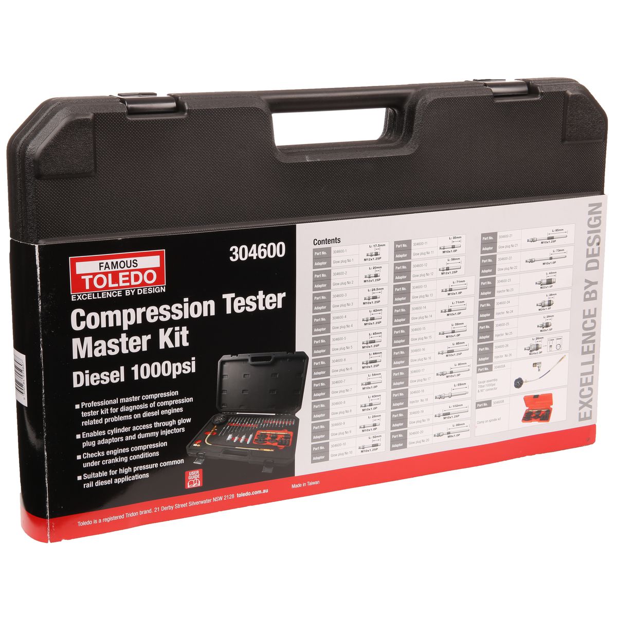 Toledo Diesel Compression Test Kit 304600