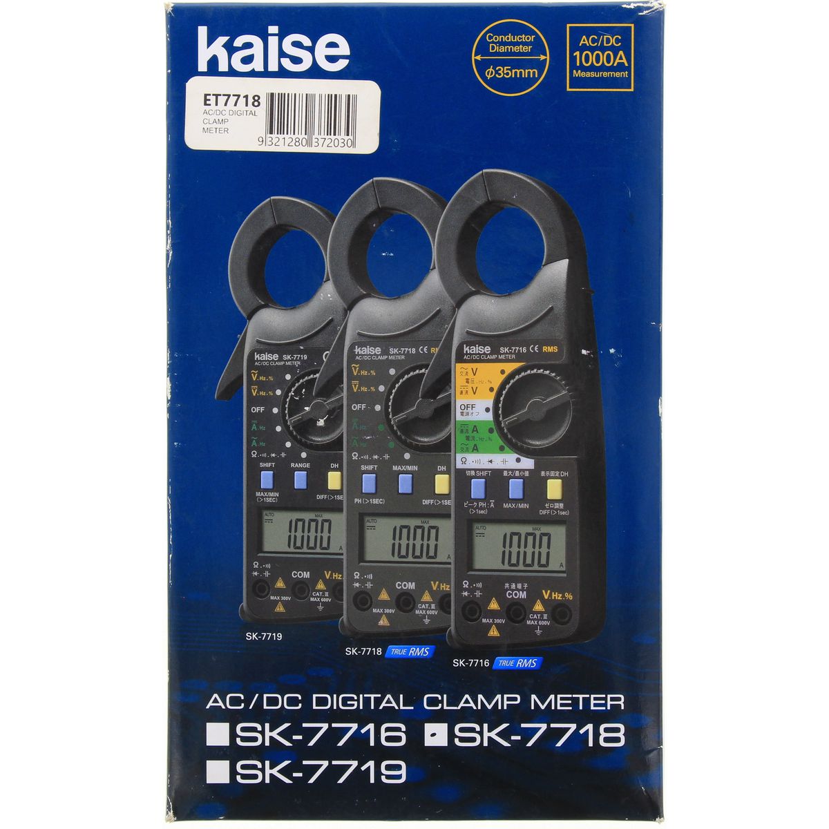 Endeavour Tools AC/DC Digital Clamp Meter ET7718