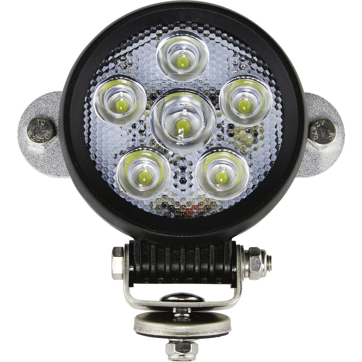 Maxitrac 6 Led Work Light, Round, 18W, 1500 Lumens, 12/24 Volt MTWL5RNDS3