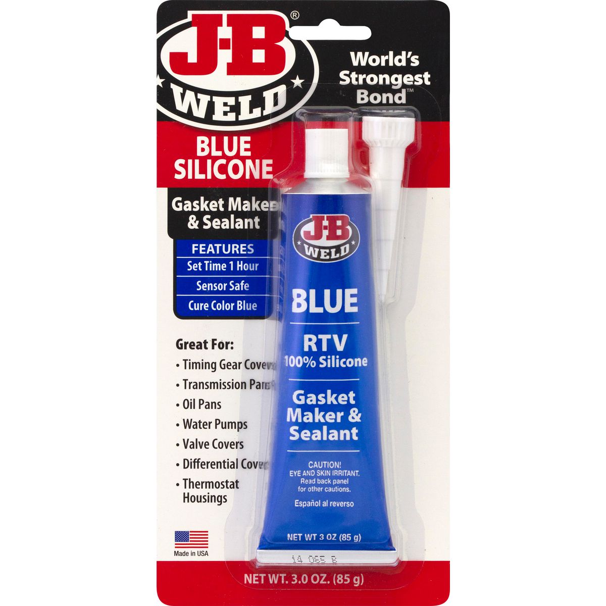 J-B Weld Blue Silicone Sealant 85g 31316
