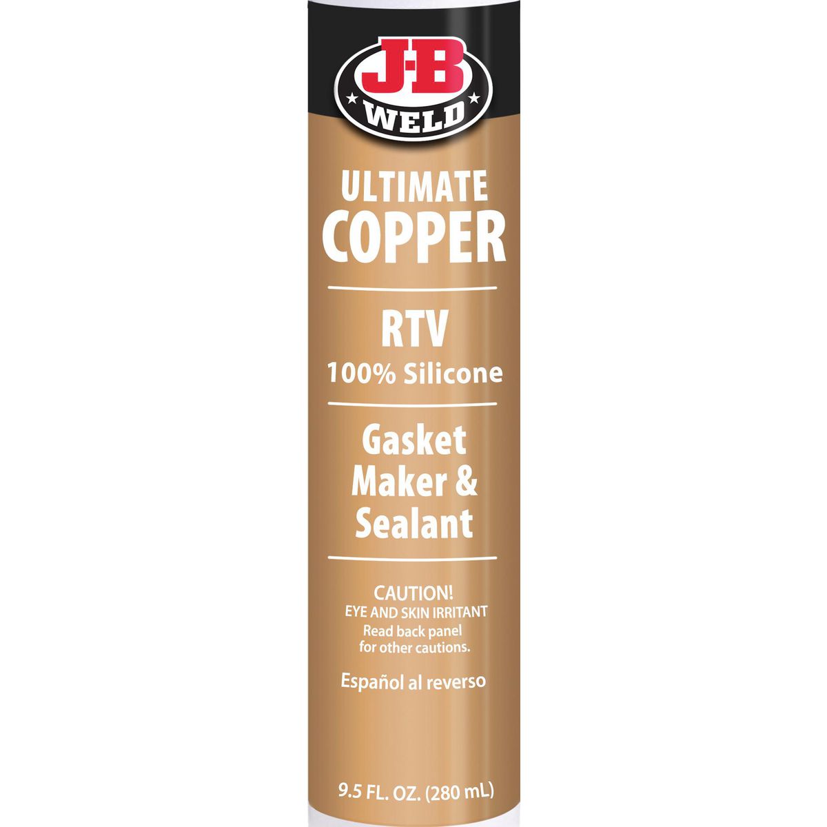 J-B Weld Ultimate Copper Silicone Sealant 280ml 32925