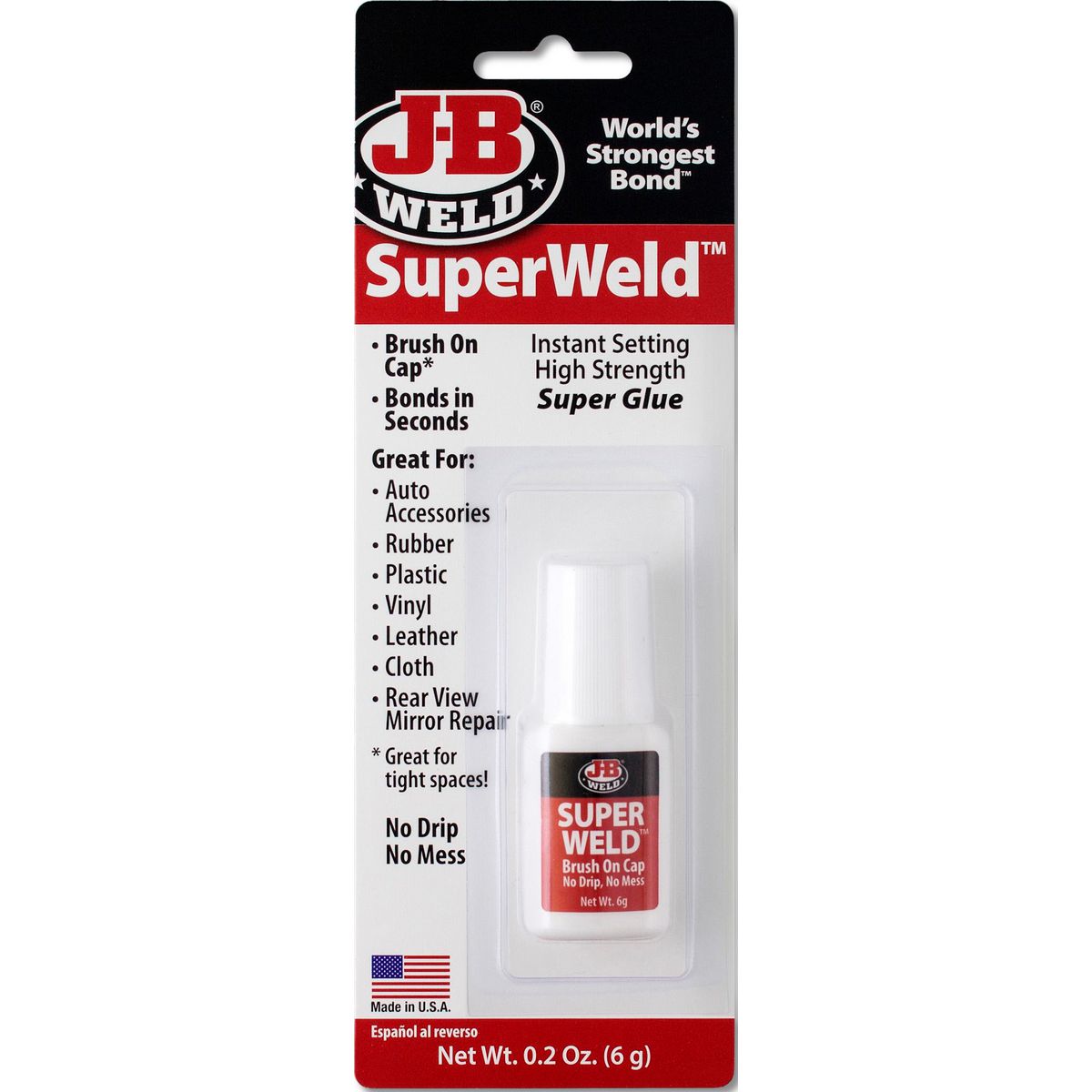 J-B Weld SuperWeld Brush-On 6g 33106