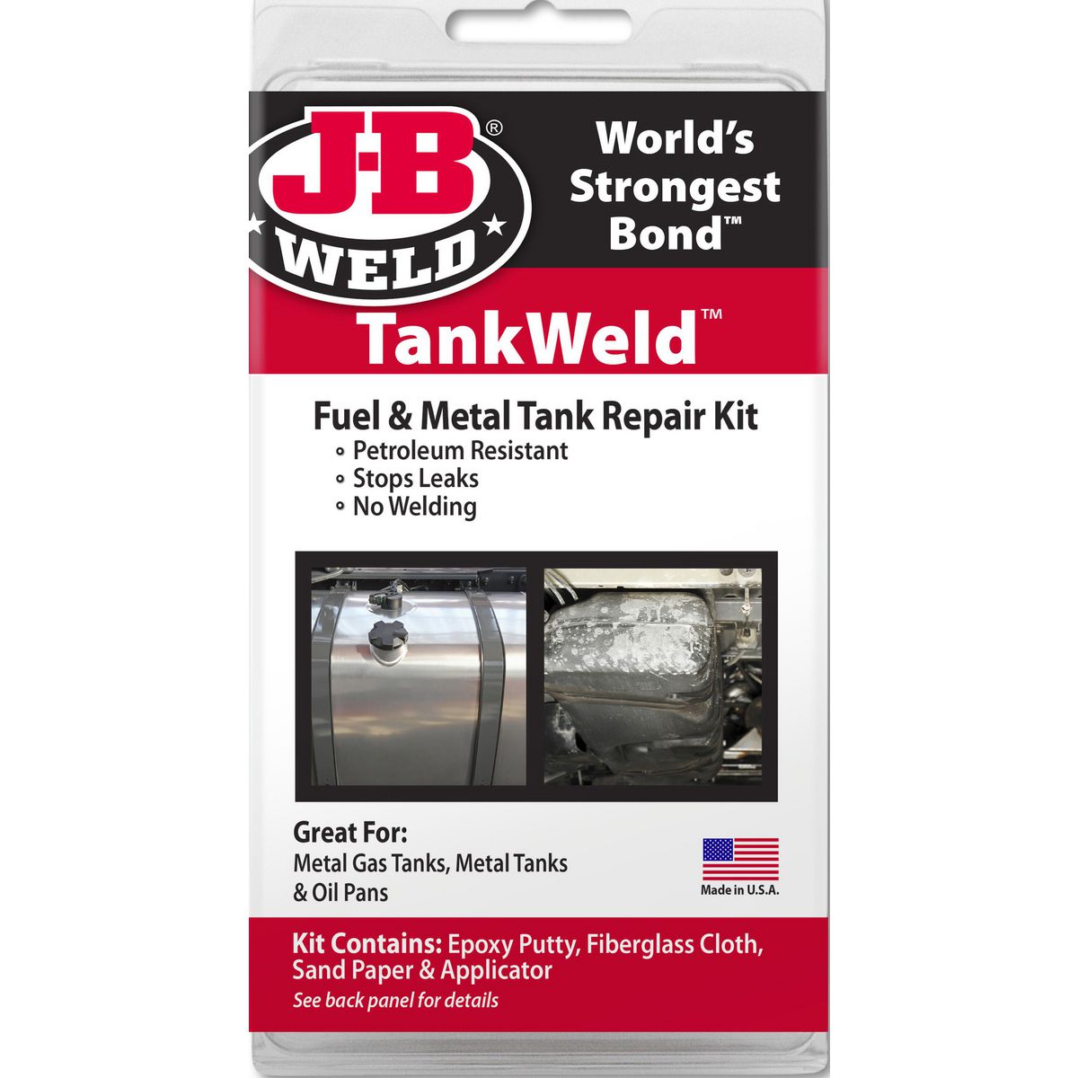J-B Weld TankWeld Metal Tank Repair Kit 2110