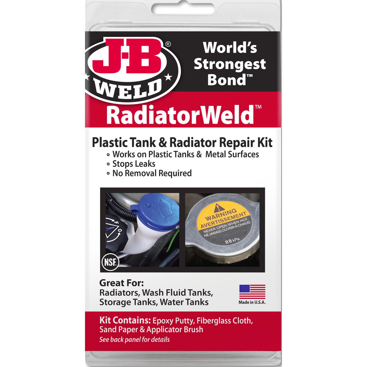 J-B Weld RadiatorWeld Repair Kit 2120