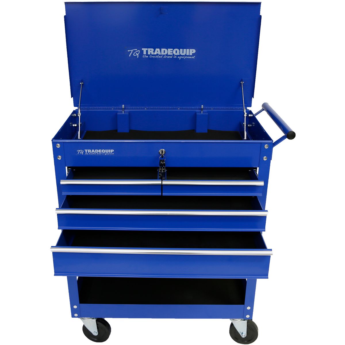 Trade Quip 4 Drawer Workshop Tool Trolley 6052