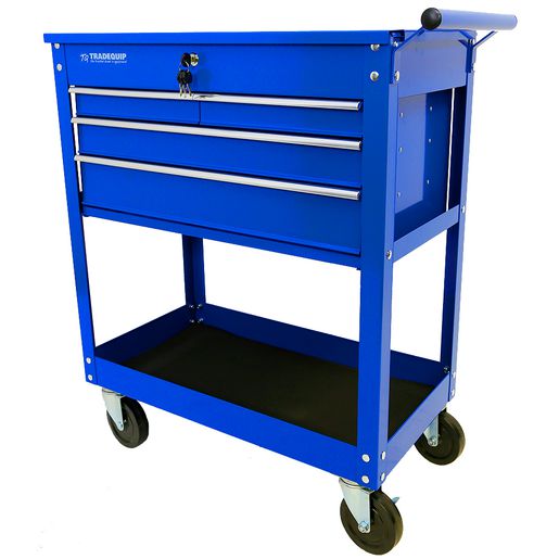 Trade Quip 4 Drawer Workshop Tool Trolley 6052