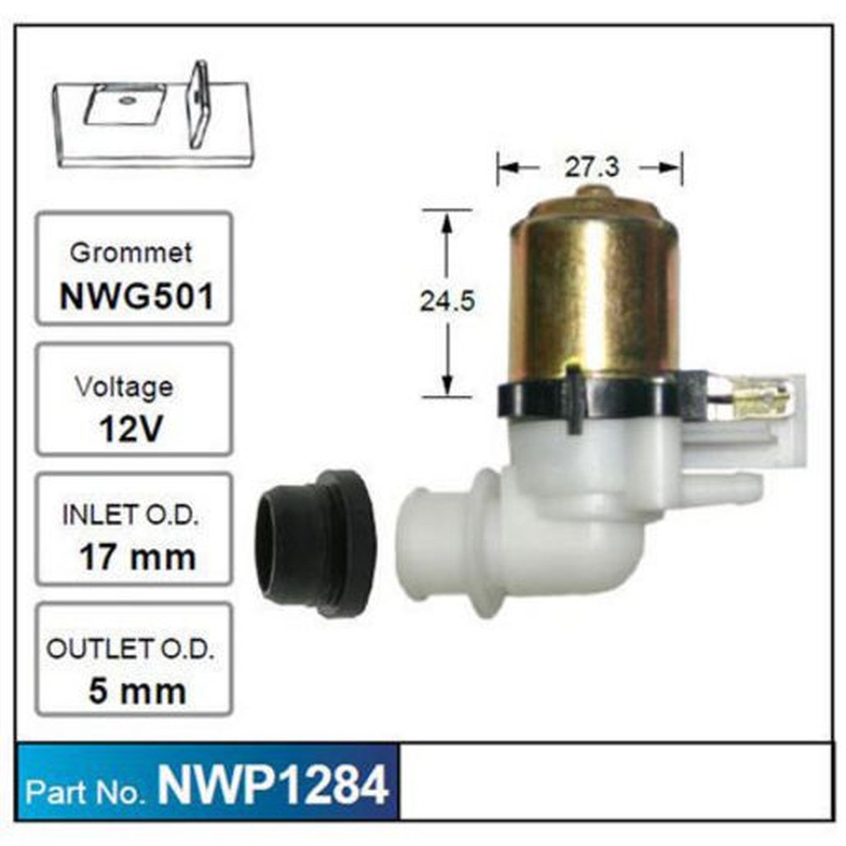 NICE Windscreen Washer Pump NWP1284