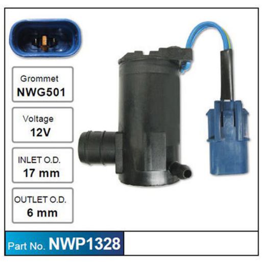 NICE Windscreen Washer Pump NWP1328